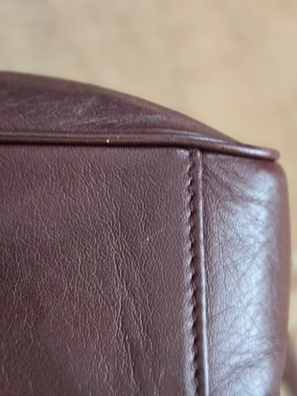 Classic Etienne Aigner Leather Crossbody/Camera Bag - Burgundy - EUC - Picture 4 of 6